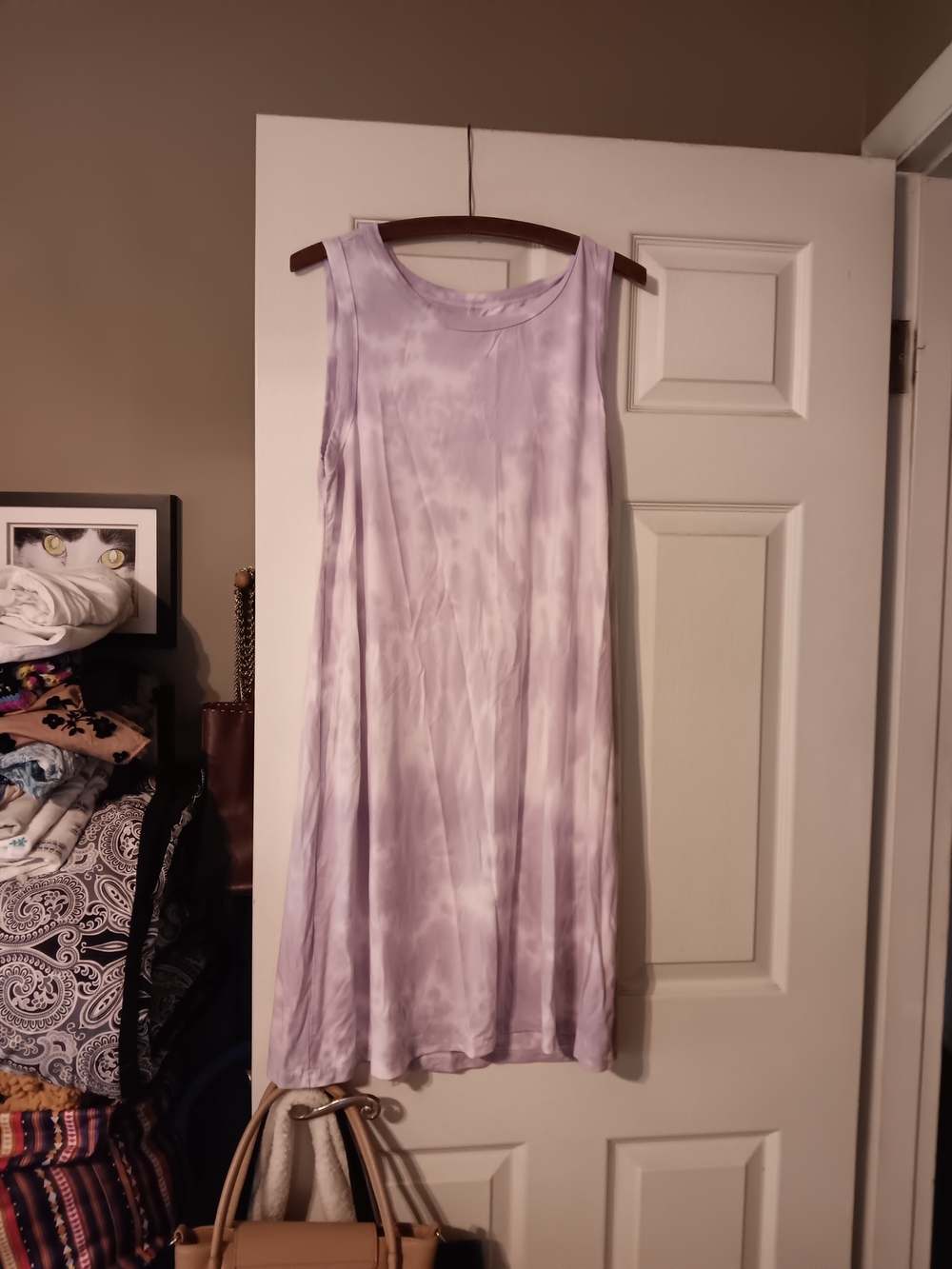 Thread & Supply Lavender Tie-Dye Midi Dress